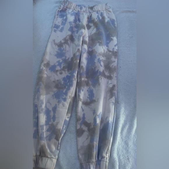 Blue and tan tie dye sweats, Hollister, XS - Picture 1 of 1